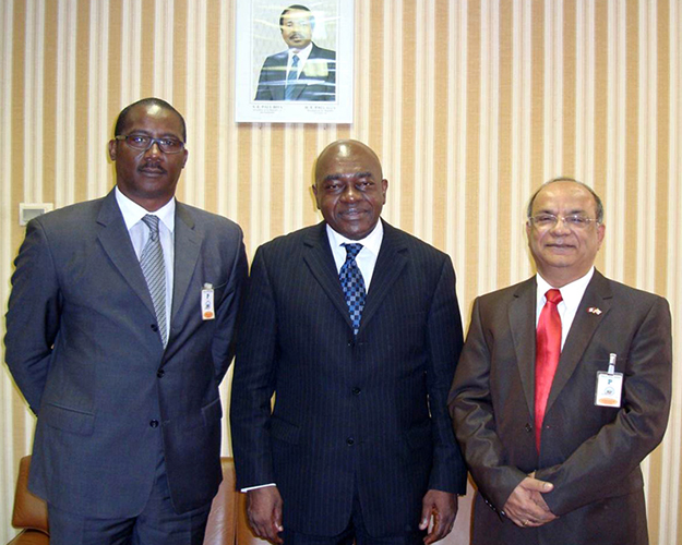Mr. Udayan Mukherjee with Chief Advisor to the President of Republic of Cameroon